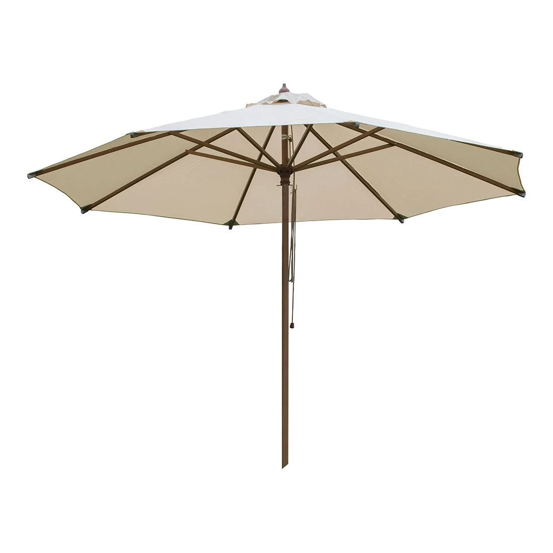 Zebra Calypso Novo Sonnenschirm Ø300cm Holz/Olefin Beige 3 Zebra Calypso Novo Sonnenschirm Ø300cm Holz/Olefin Beige