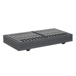 Zebra Cubo Gartensofa Aluminium/Olefin Graphit/Dunkelgrau -Garten Leben zebra cubo 2 sitzersofa aluminium olefin graphit dunkelgrau 1296661 3