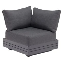 Zebra Cubo Ecklounge 2-tlg. Aluminium/Olefin Graphit/Dunkelgrau -Garten Leben zebra cubo ecklounge 2 tlg aluminium olefin 1466798 4