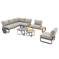 Zebra Fly Beistelltisch Klein 32x29cm Aluminium Graphit -Garten Leben zebra fly beistelltisch klein 32x28 5cm aluminium graphit 994150 3