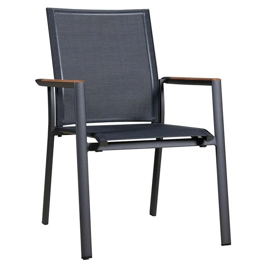 Zebra Fly Gartenmöbelset 7-tlg. Mit Tisch 220x100 Cm Graphit/Carbon 4 Zebra Fly Gartenmöbelset 7-tlg. Mit Tisch 220x100 Cm Graphit/Carbon – Bild 2