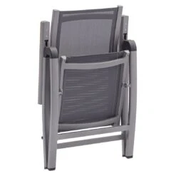 Zebra Fly Klappsessel Aluminium/Textilene Elegance Grey/Dark Grey -Garten Leben zebra fly klappsessel aluminium textilene 1353476 6