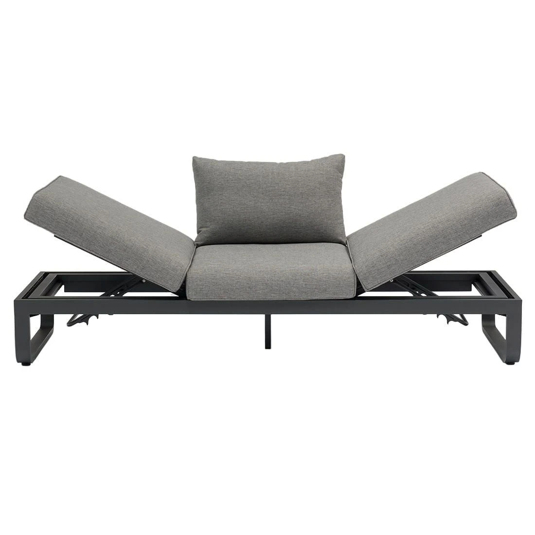 Zebra Fly Lounge Gartensofa Aluminium/Olefin Graphit/Mixed Grey 5 Zebra Fly Lounge Gartensofa Aluminium/Olefin Graphit/Mixed Grey – Bild 3