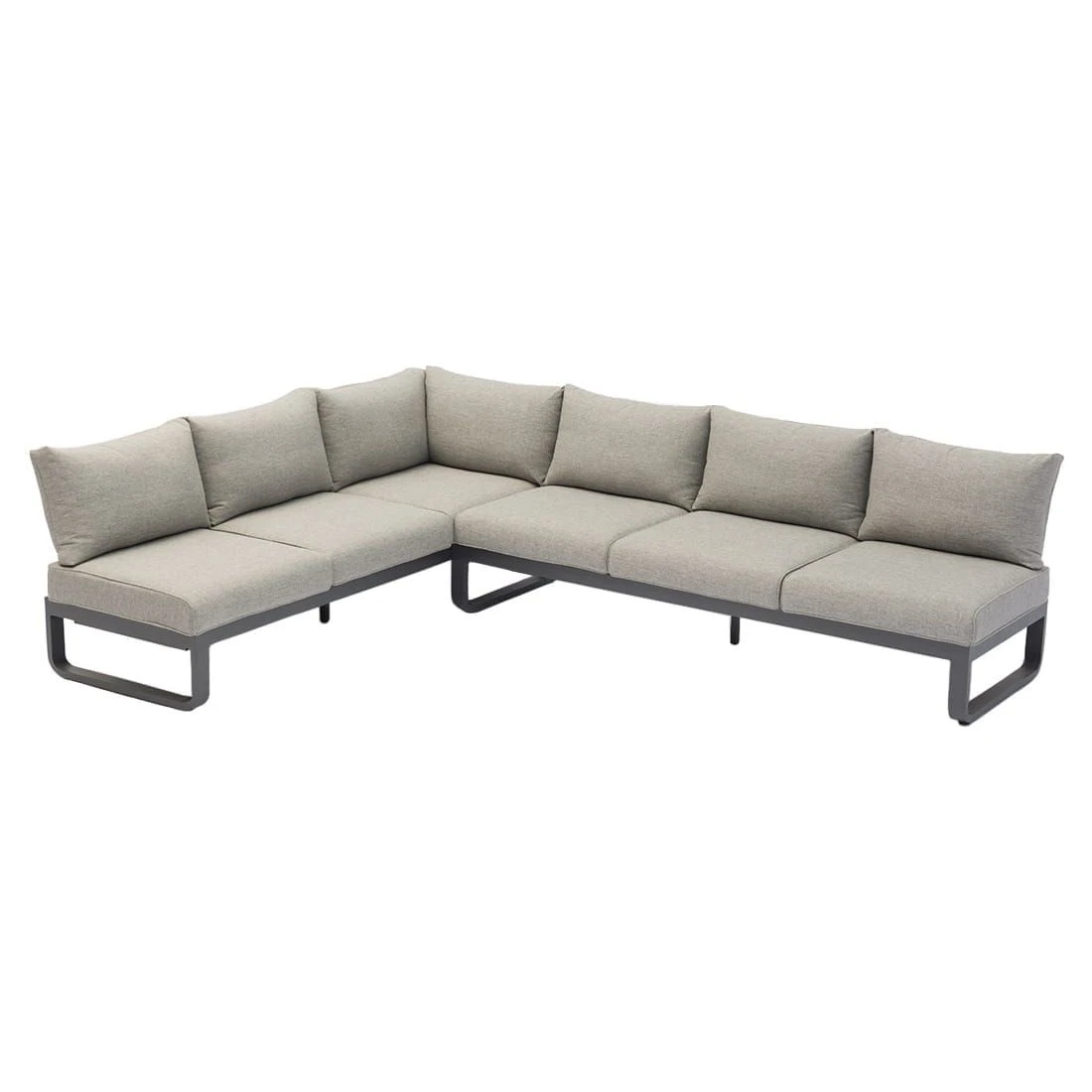 Zebra Fly Lounge Gartensofa Aluminium/Olefin Graphit/Mixed Grey 8 Zebra Fly Lounge Gartensofa Aluminium/Olefin Graphit/Mixed Grey – Bild 6