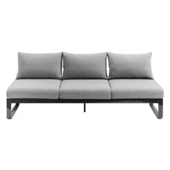 Zebra Fly Gartensofa Inkl. Lounge Hocker Aluminium/Olefin Graphit -Garten Leben zebra fly loungeset 2 tlg aluminium olefin 1374475 3