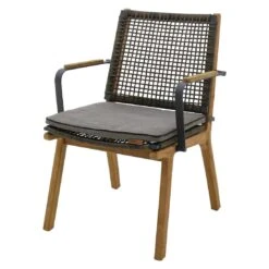 Zebra Lenyx Gartensessel Teak/Sunny-Guard-Carrion Teak/Brown Brushed