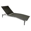 Zebra One Gartenliege Edelstahl/Textilene Edelstahl/Dark Platinum -Garten Leben zebra one gartenliege edelstahl textilene 1353608 1