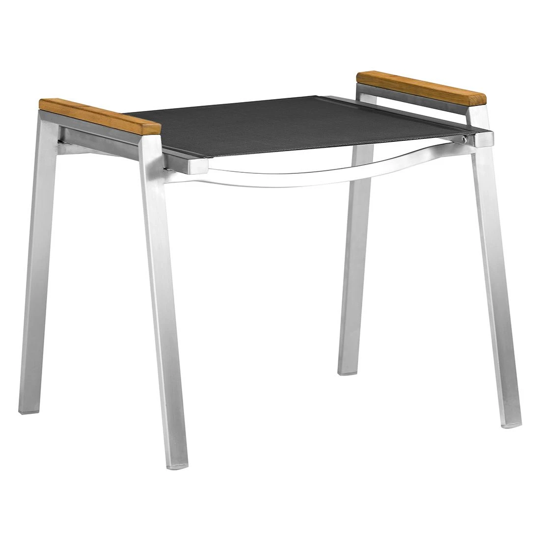 Zebra One Hocker Edelstahl/Textilene Silber/Dark Platinum 3 Zebra One Hocker Edelstahl/Textilene Silber/Dark Platinum