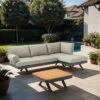 Zebra Sky Loungeset 3-tlg. Aluminium/Sunproof Graphit/Camden Grey -Garten Leben zebra sky loungeset 3 tlg aluminium sunproof 1466996 1