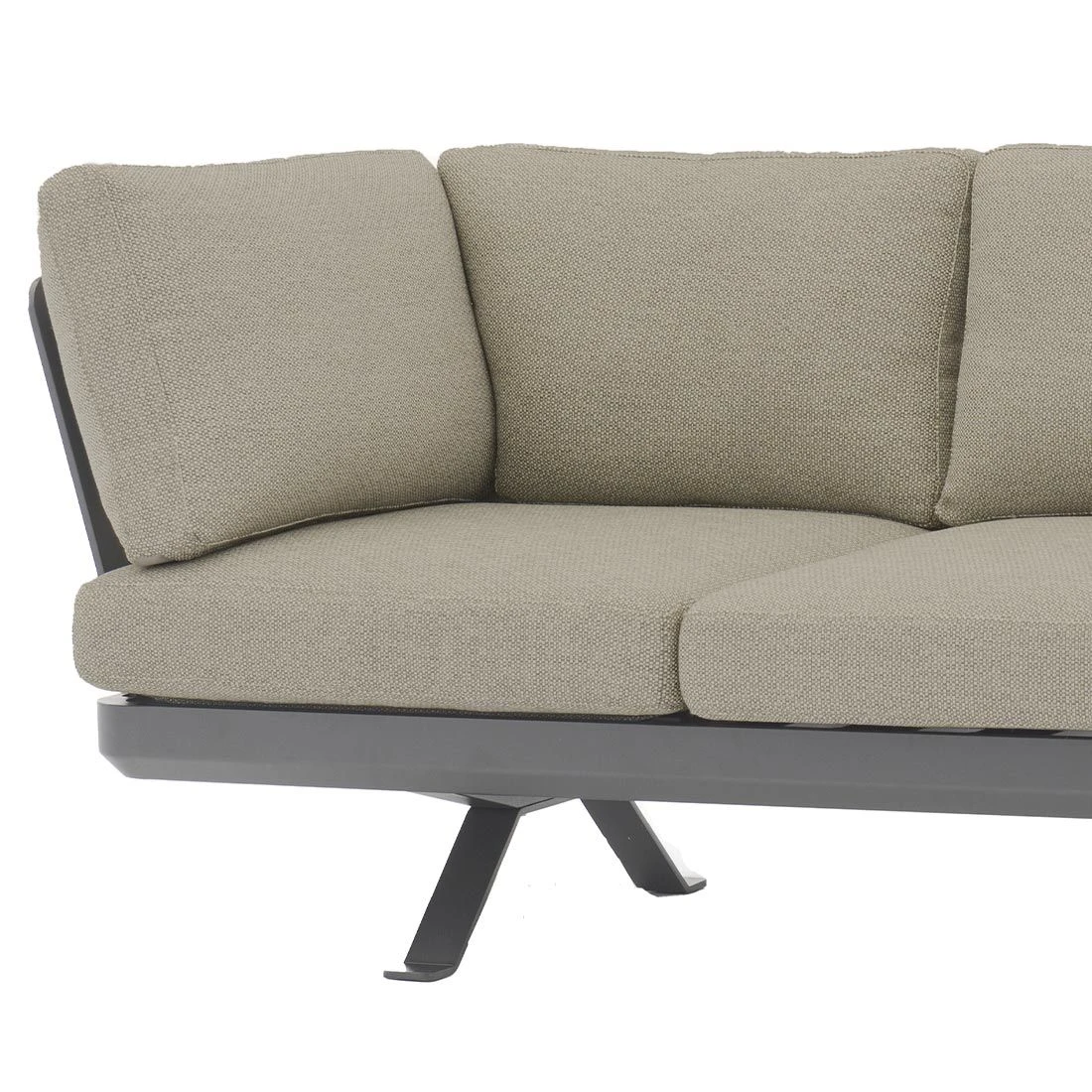 Zebra Sky Ecklounge 3-tlg. Aluminium/Sunproof Graphit/Camden Grey 10 Zebra Sky Ecklounge 3-tlg. Aluminium/Sunproof Graphit/Camden Grey – Bild 8